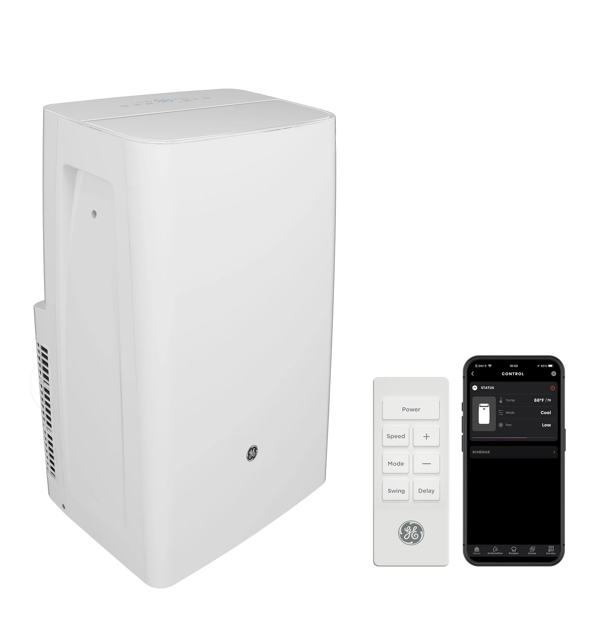 GE® 8,000 BTU DOE SACC Portable Air Conditioner for Medium Rooms up to 350 sq. ft. view 9