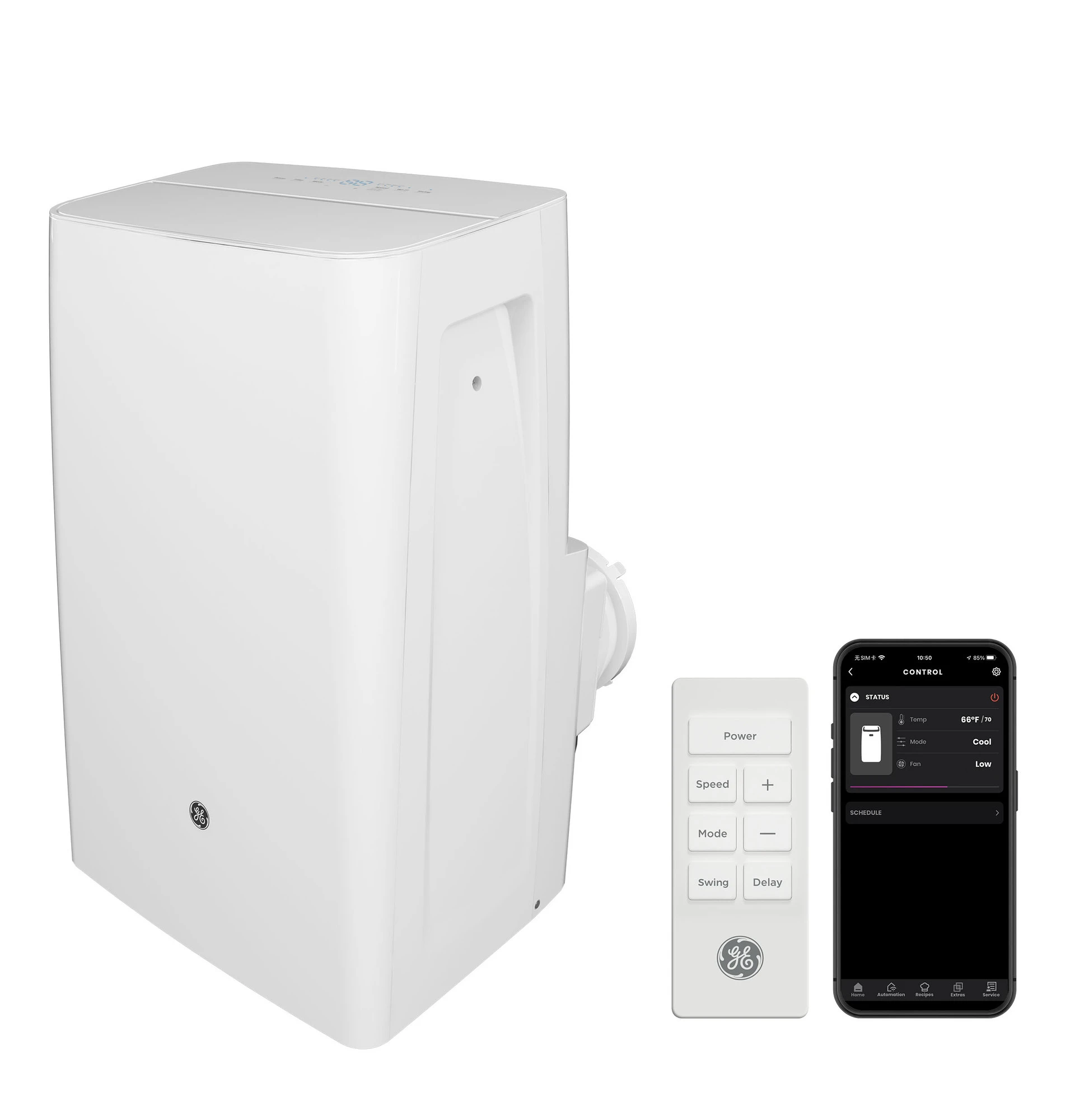 GE® 8,000 BTU DOE SACC Portable Air Conditioner for Medium Rooms up to 350 sq. ft. view 10