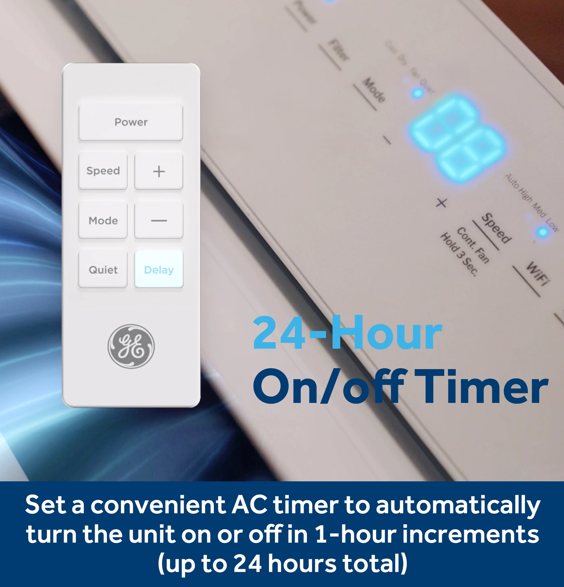 GE® 8,000 BTU DOE SACC Portable Air Conditioner for Medium Rooms up to 350 sq. ft. view 21