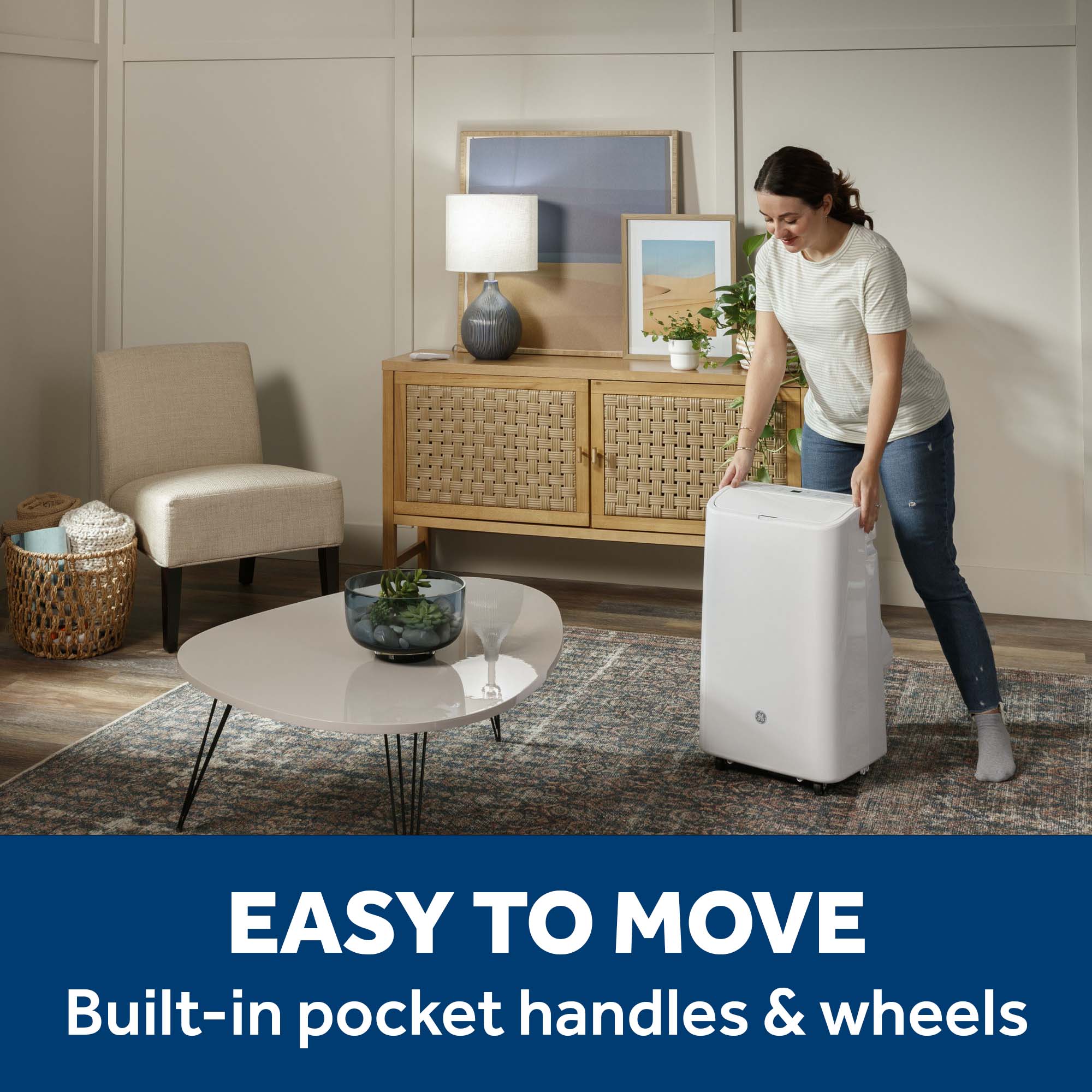 10,000 BTU Class Smart Heat/Cool Portable Air Conditioner for Medium Rooms up to 450 sq ft. (10,300 BTU DOE) APLH10WWF