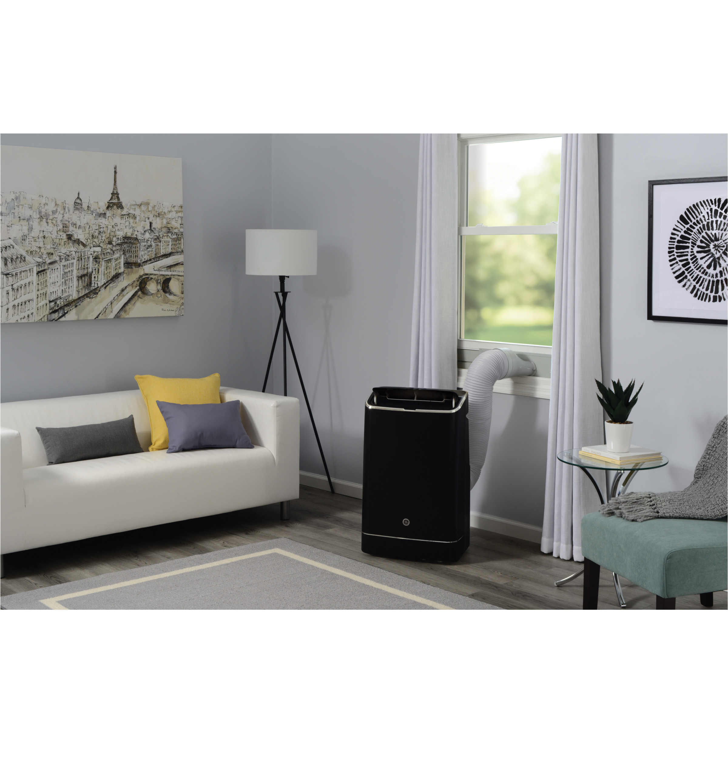 10,000 BTU Heat/Cool Smart Portable Air Conditioner for Medium Rooms up to 450 sq ft. APXD10JAWB