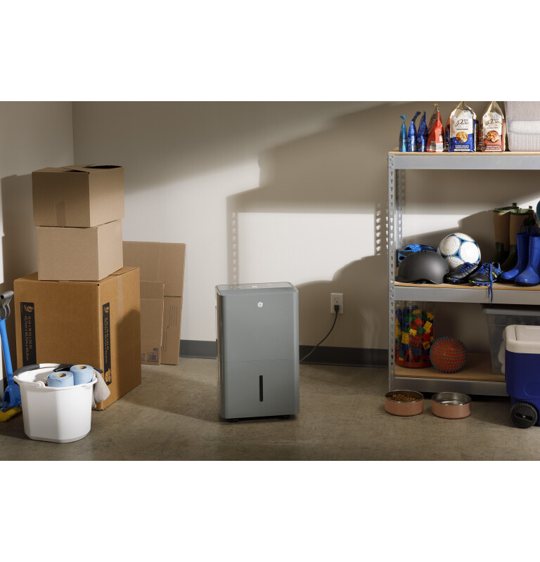 50 Pint Portable Dehumidifier with Built-in Pump and Smart Dry for Wet Spaces APYR50LC