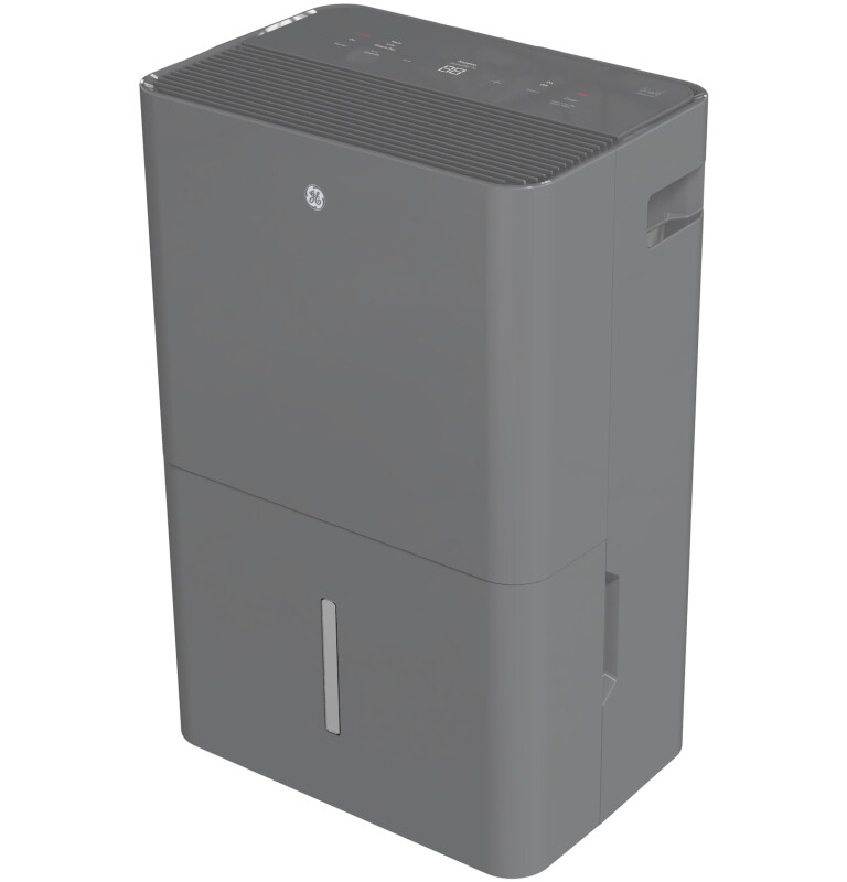 GE 50 Pint Portable Dehumidifier with Built-in Pump and Smart Dry for Wet Spaces Gray APYR50LC Picture 1