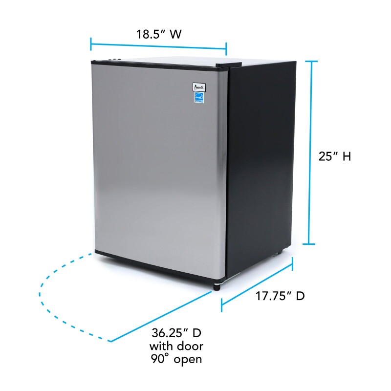 Avanti 2.4 cu. ft. Compact Refrigerator AR24T3S