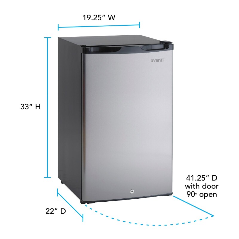 Avanti 4.4 cu. ft. Compact Refrigerator view 8