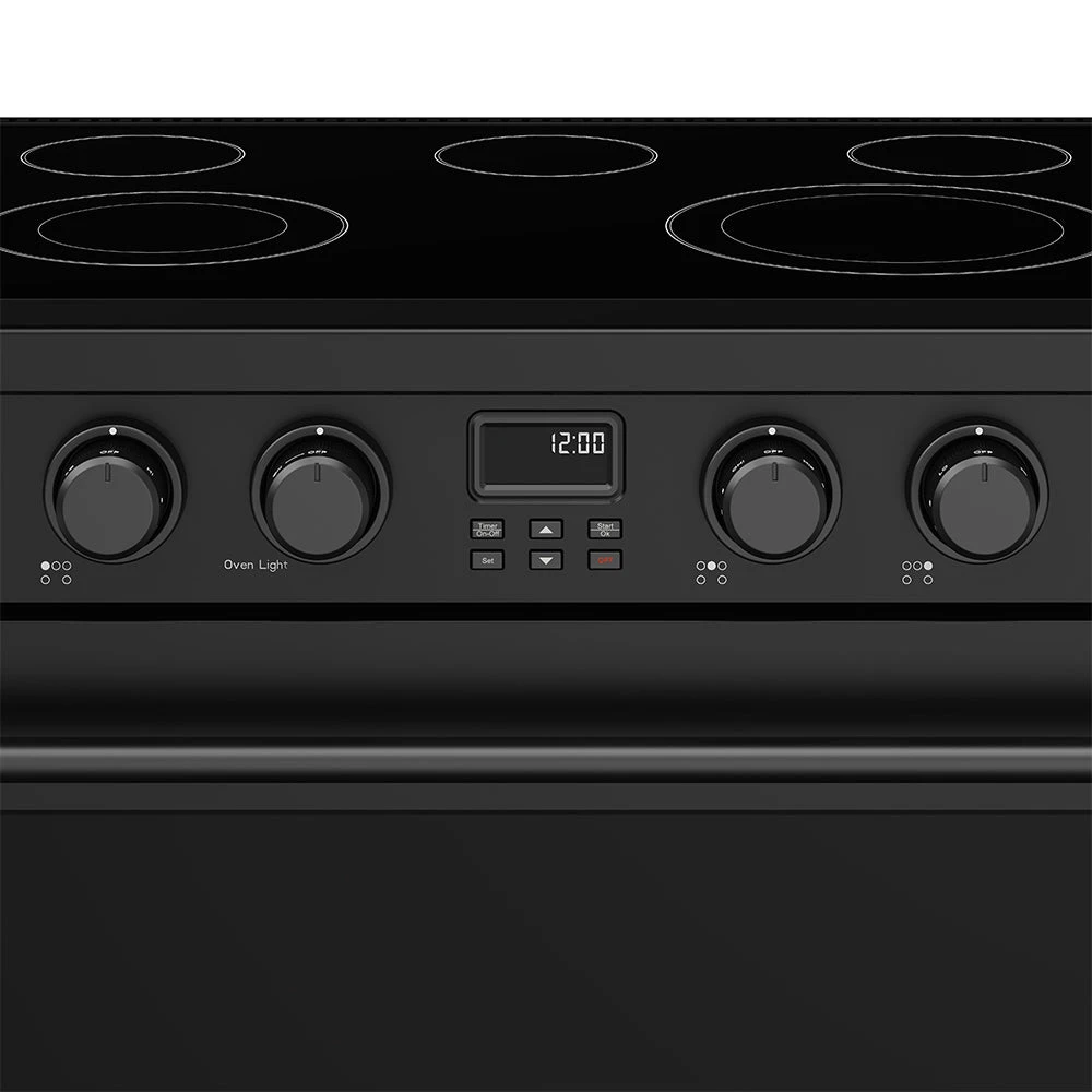 36 Inch Electric Range In Black Contemporary Professional ARE36B