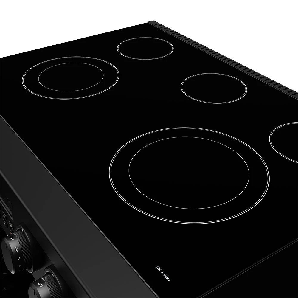 36 Inch Electric Range In Black Contemporary Professional ARE36B