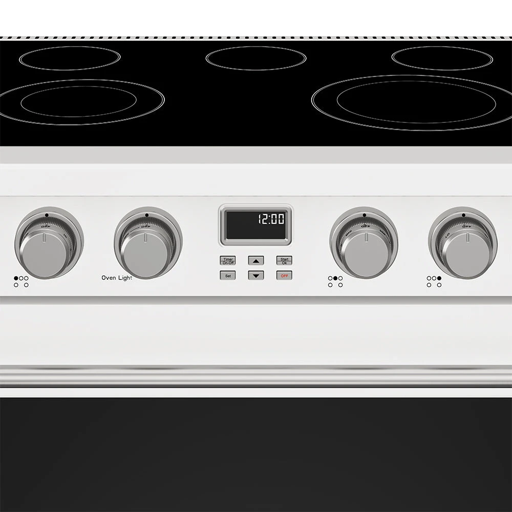 36 Inch Electric Range In White Contemporary Professional ARE36W