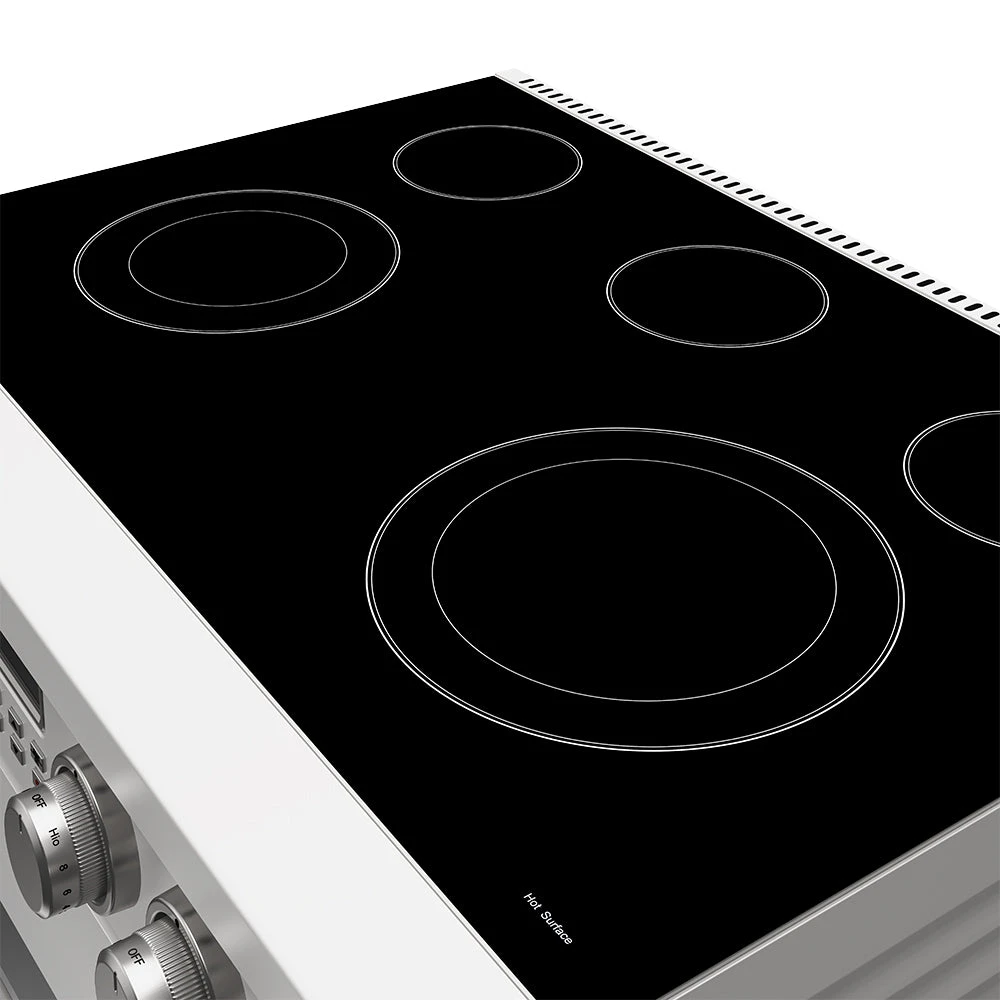 36 Inch Electric Range In White Contemporary Professional ARE36W