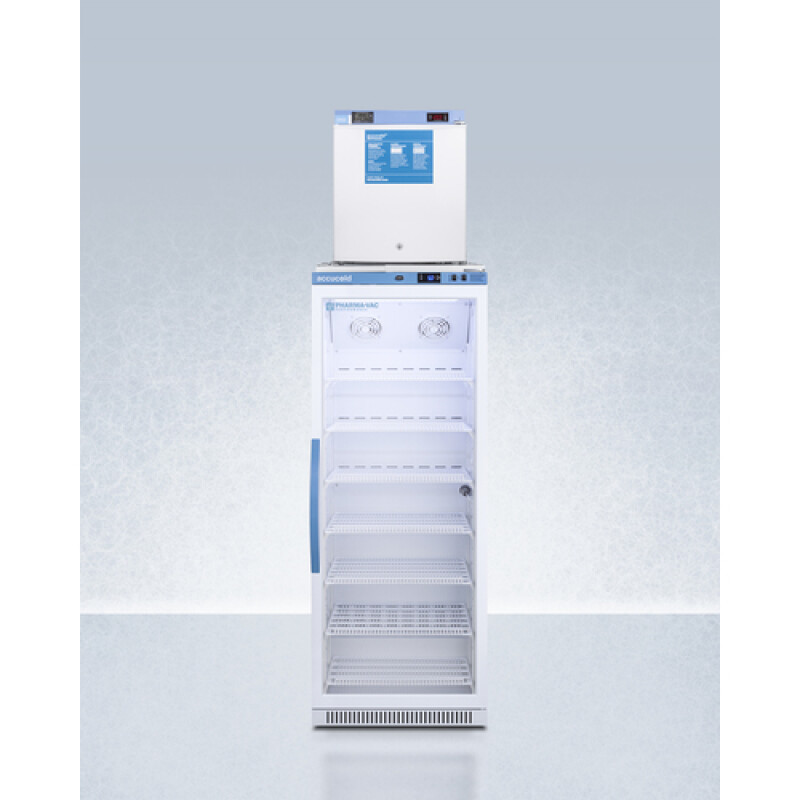 24" Wide All-Refrigerator/All-Freezer Combination ARG12PVFS24LSTACKMED2