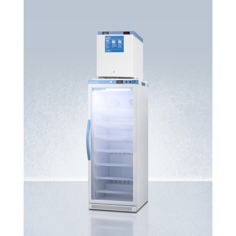 24" Wide All-Refrigerator/All-Freezer Combination ARG12PVFS24LSTACKMED2
