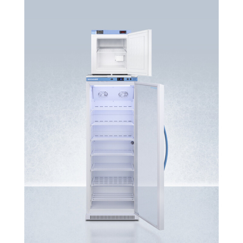 24" Wide All-Refrigerator/All-Freezer Combination ARG12PVFS24LSTACKMED2