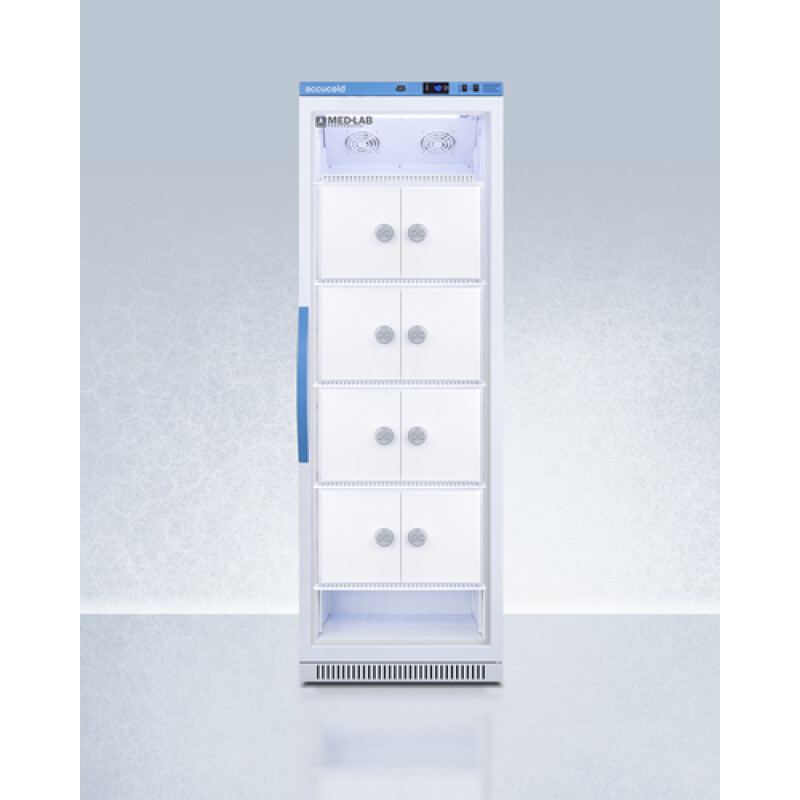 15 Cu.Ft. Upright Laboratory Refrigerator with Interior Lockers ARG15MLLOCKER