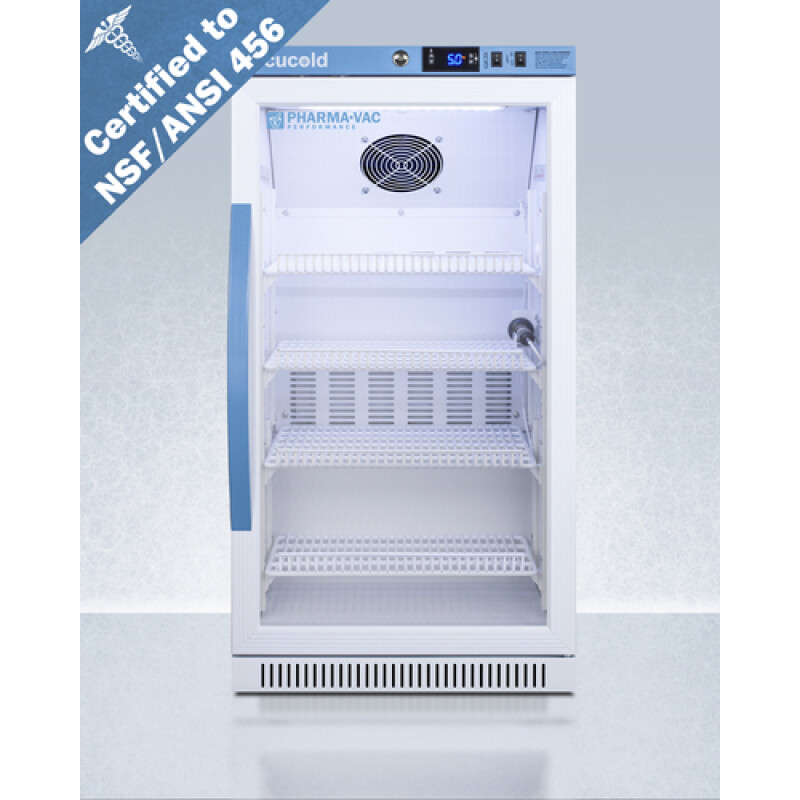 2.83 Cu.Ft. ADA Height Vaccine Refrigerator, Certified to NSF/ANSI 456 Vaccine Storage Standard ARG31PVBIADA456