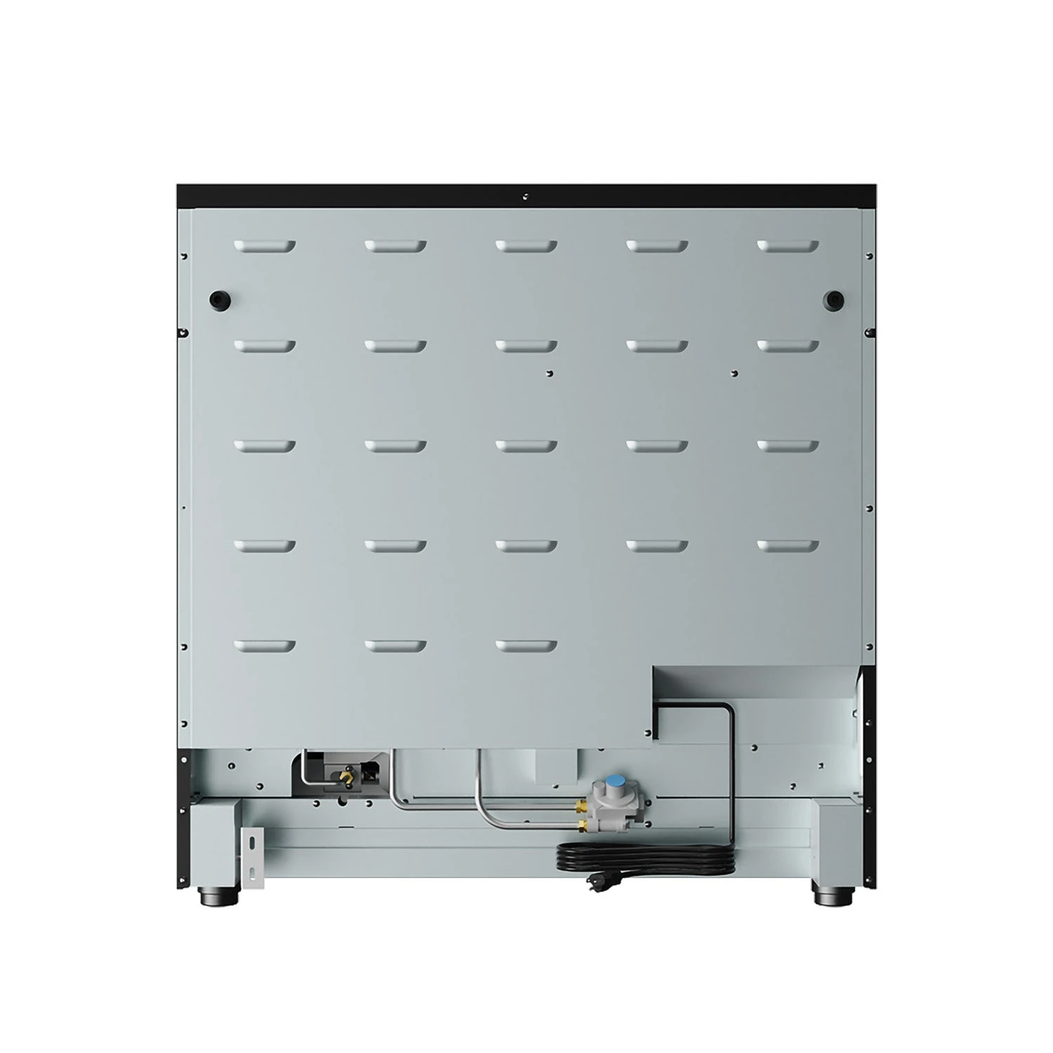 36 Inch Liquid Propane Range In Matte Black Contemporary Professional ARG36BLP