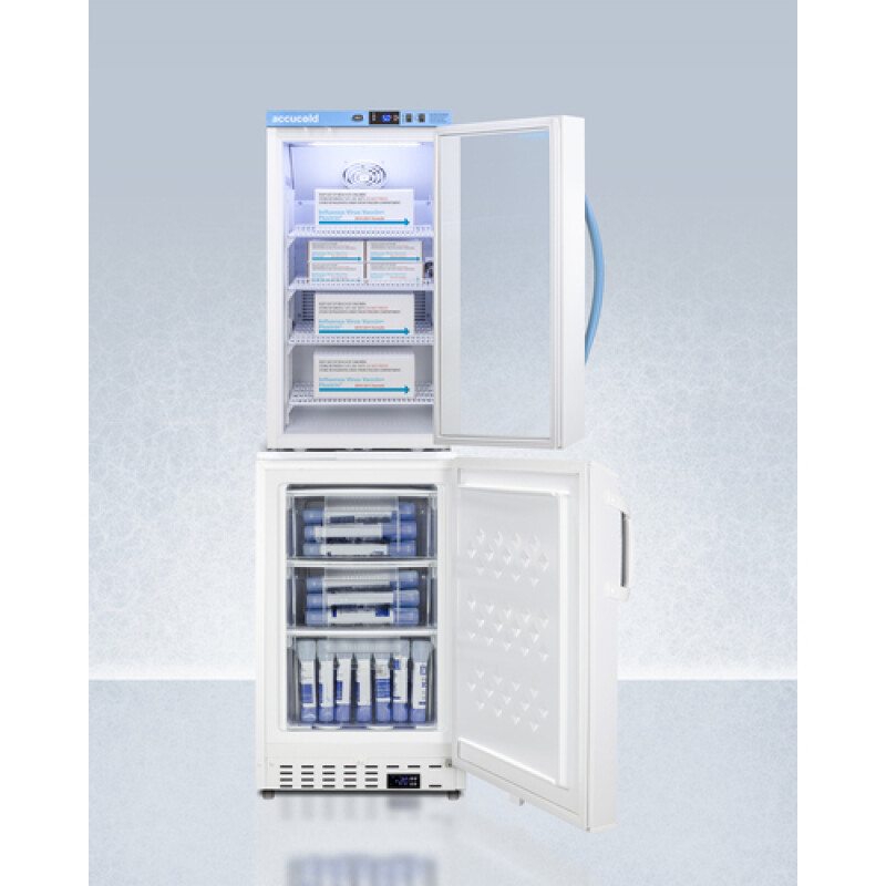 20" Wide Vaccine Refrigerator/Freezer Combination ARG3PVADA305AFSTACK