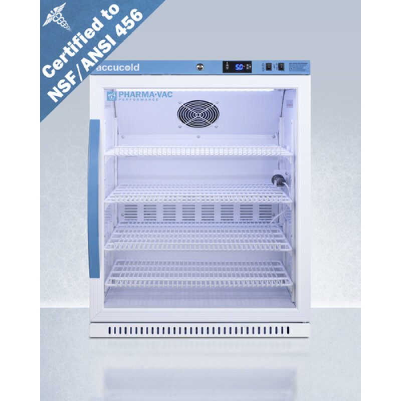 6 Cu.Ft. ADA Height Vaccine Refrigerator, Certified to NSF/ANSI 456 Vaccine Storage Standard ARG61PVBIADA456