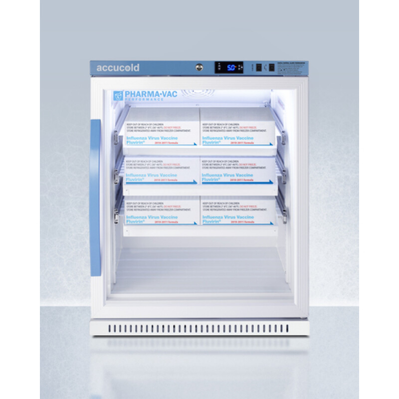 6 Cu.Ft. ADA Height Vaccine Refrigerator, with Removable Drawers ARG61PVBIADADR