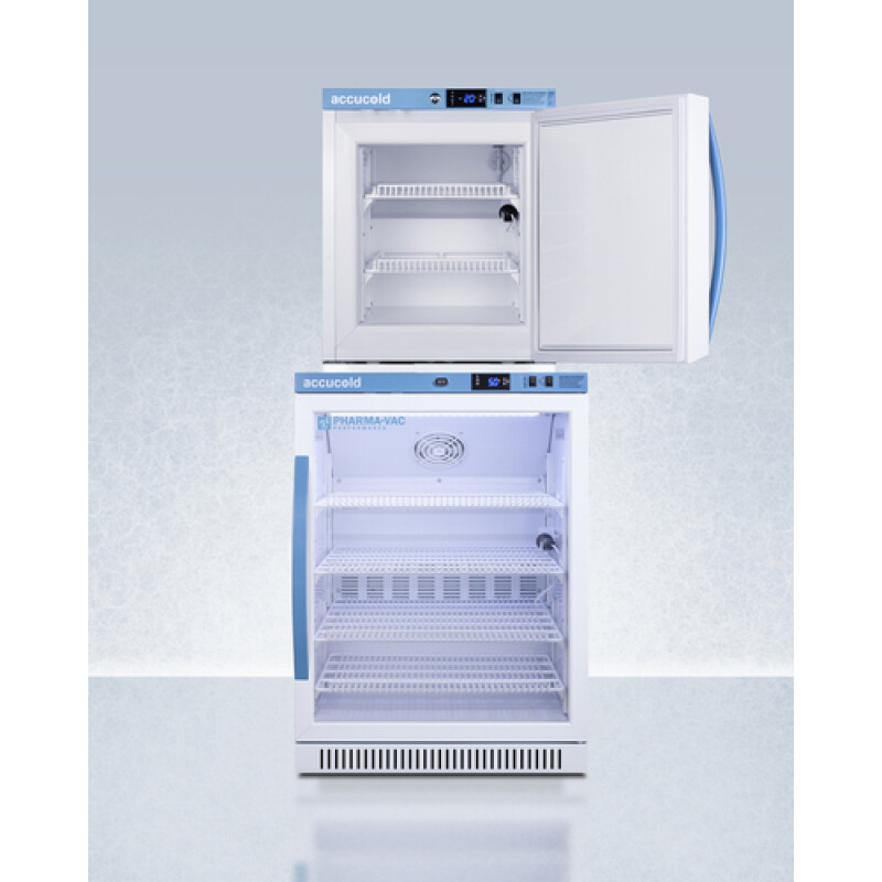 24" Wide Performance Series All-Refrigerator/All-Freezer Combination ARG6PVAFZ1PVSTACK