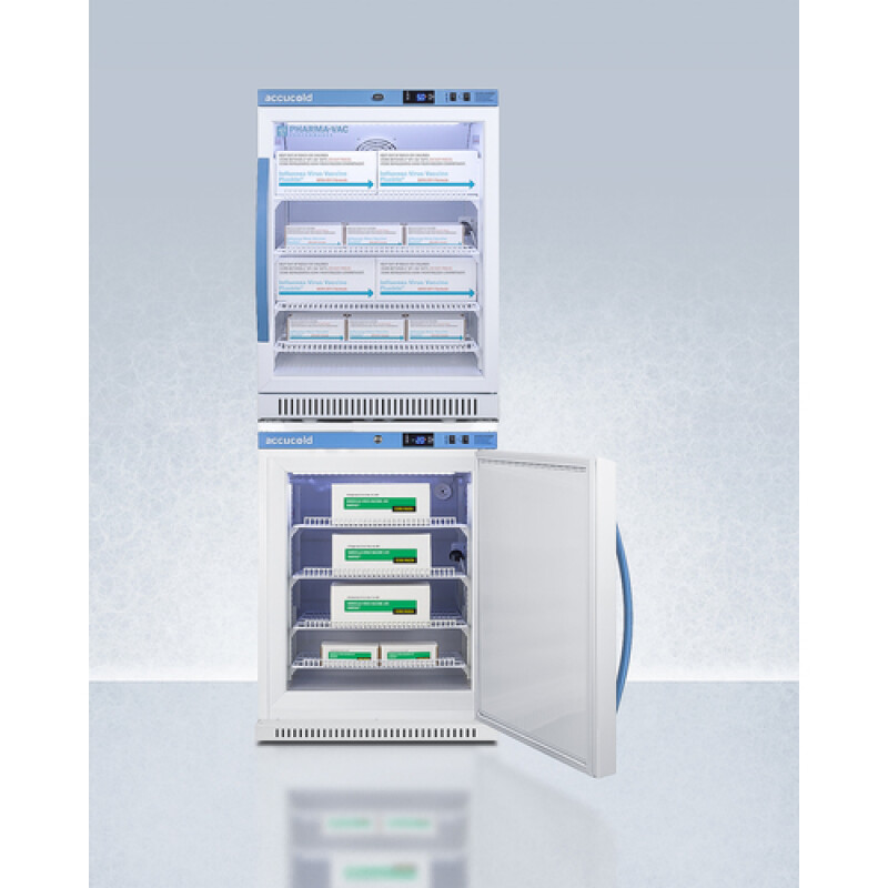 24" Wide Performance Series All-Refrigerator/All-Freezer Combination ARG6PVAFZ5PVBIADASTACK