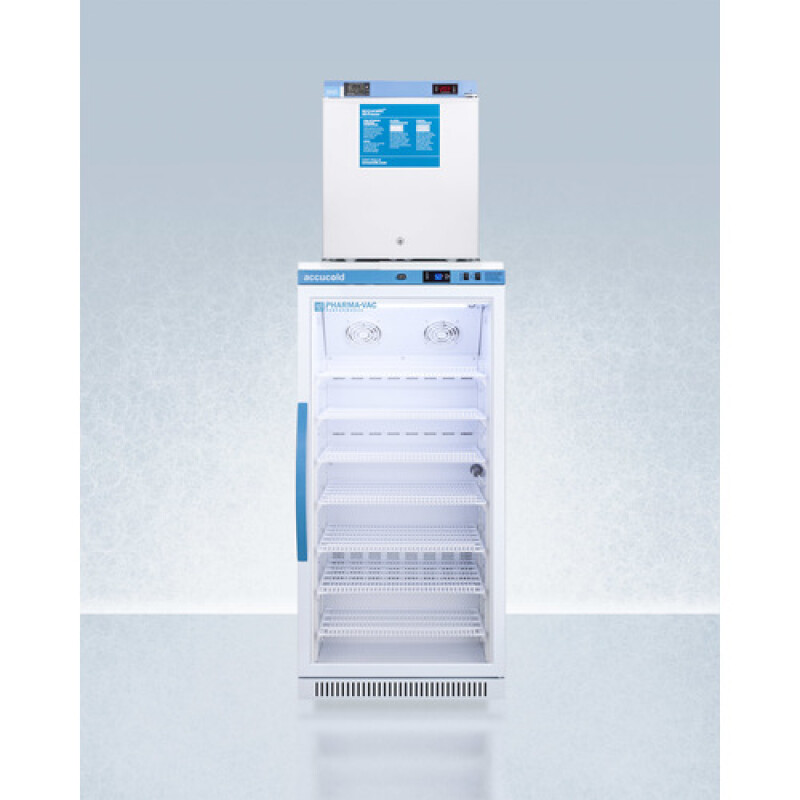 24" Wide All-Refrigerator/All-Freezer Combination ARG8PVFS24LSTACKMED2