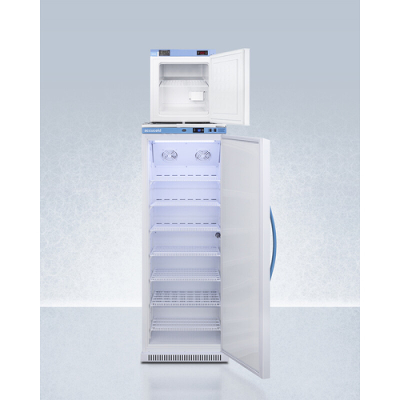 24" Wide All-Refrigerator/All-Freezer Combination ARS12PVFS24LSTACKMED2