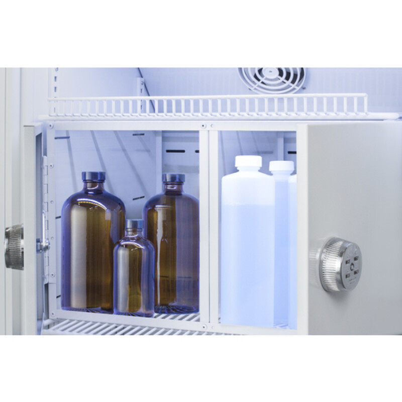 15 Cu.Ft. Upright Laboratory Refrigerator with Interior Lockers ARS15MLLOCKER
