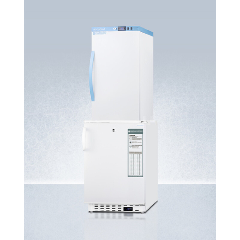 20" Wide Vaccine Refrigerator/Freezer Combination ARS3PVADA305AFSTACK