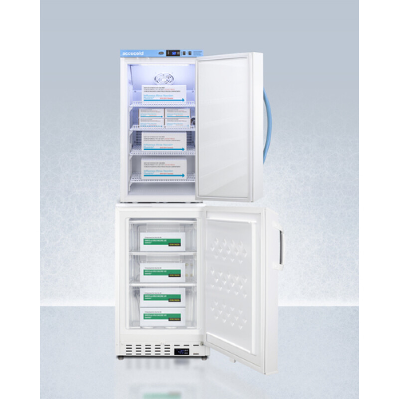 20" Wide Vaccine Refrigerator/Freezer Combination ARS3PVADA305AFSTACK