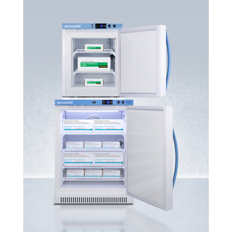 24" Wide Performance Series All-Refrigerator/All-Freezer Combination ARS6PVAFZ1PVSTACK