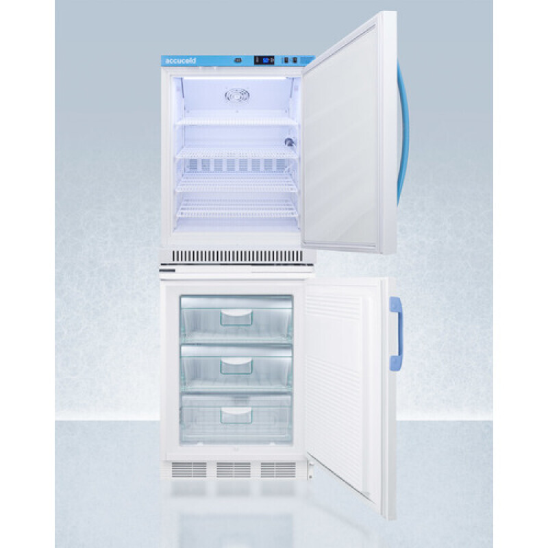 24" Wide All-Refrigerator/All-Freezer Combination ARS6PVVT65MLSTACKMED2