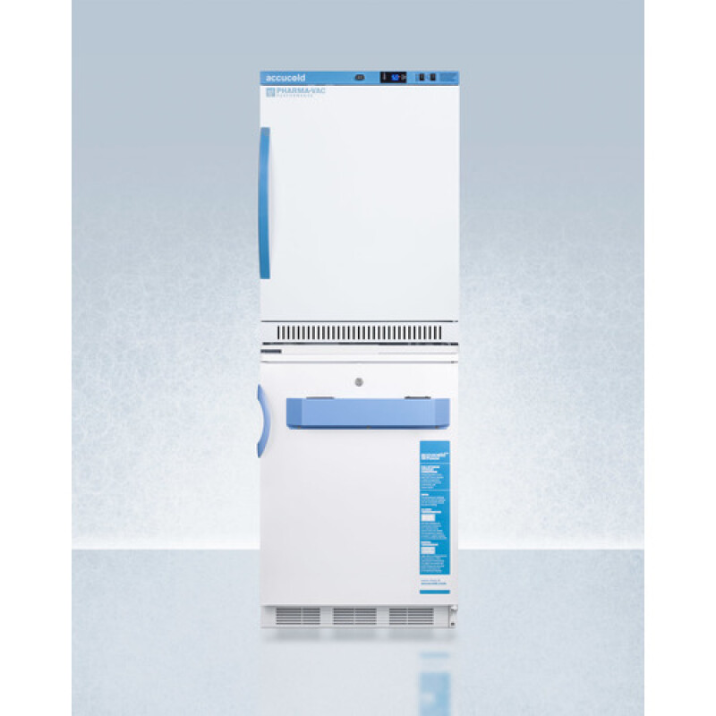 24" Wide All-Refrigerator/All-Freezer Combination ARS6PVVT65MLSTACKMED2