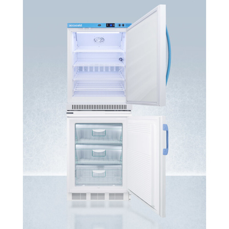 24" Wide All-Refrigerator/All-Freezer Combination ARS6PVVT65MLSTACKMED2