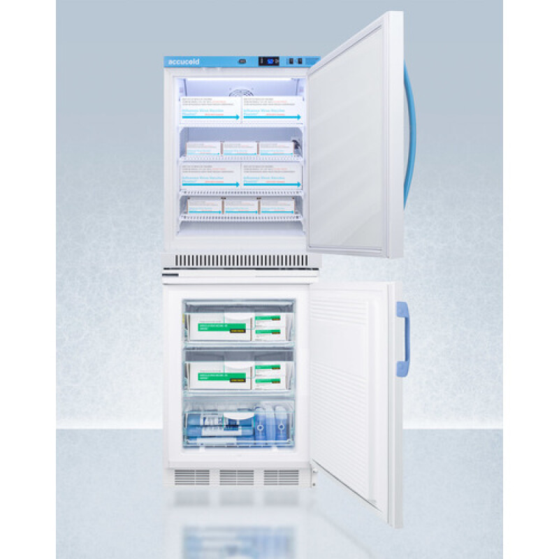 24" Wide All-Refrigerator/All-Freezer Combination ARS6PVVT65MLSTACKMED2
