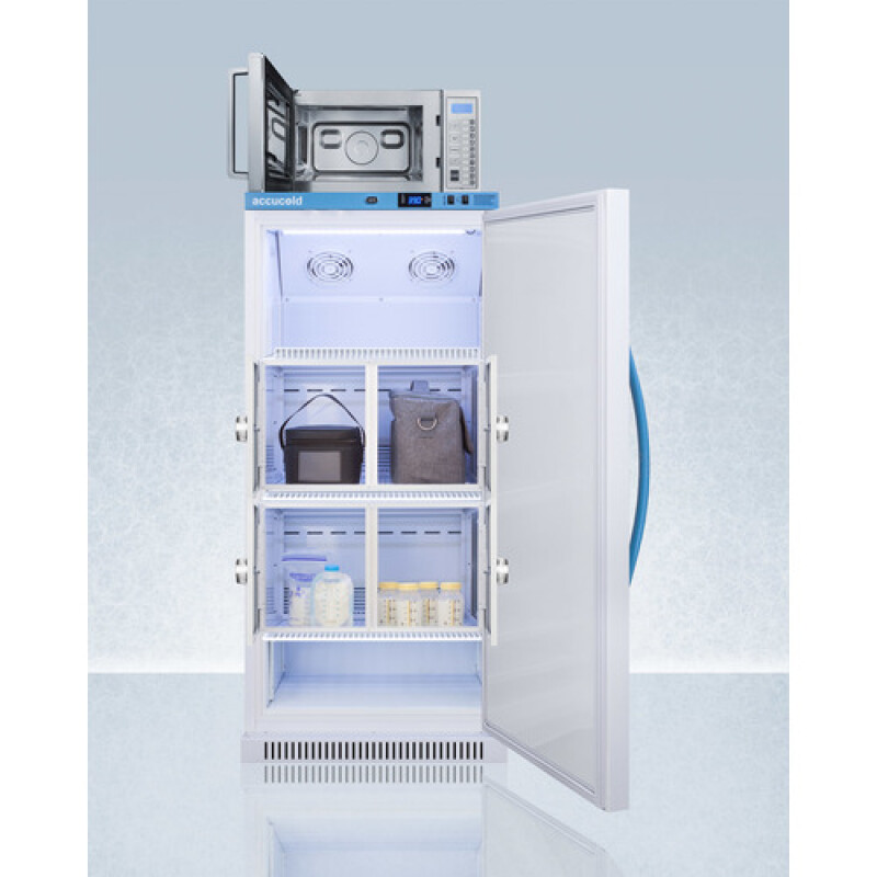 8 cu.ft. MOMCUBE Breast Milk Refrigerator/Microwave Combination ARS8MLMCLKSCM1000SS