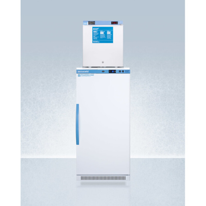 24" Wide All-Refrigerator/All-Freezer Combination ARS8PVFS24LSTACKMED2