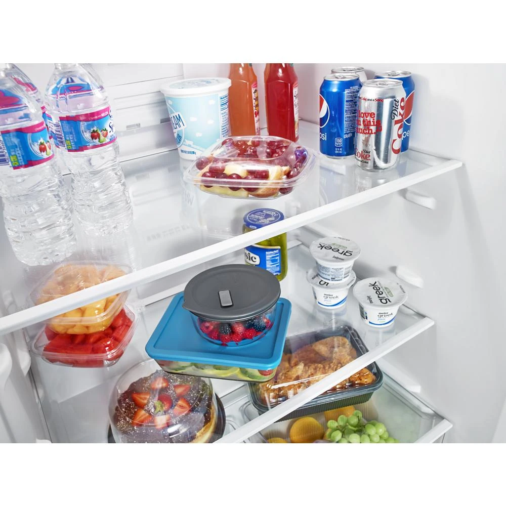 Amana® Top-Freezer Refrigerator with Glass Shelves view 9