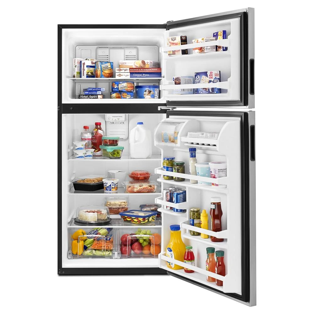 Amana® Top-Freezer Refrigerator with Glass Shelves view 6