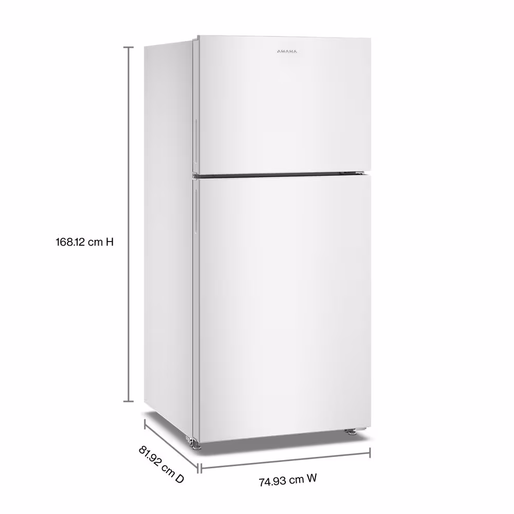 30-Inch Wide Top-Freezer Refrigerator With Dual Crisper Drawers—19 Cu. Ft. view 2