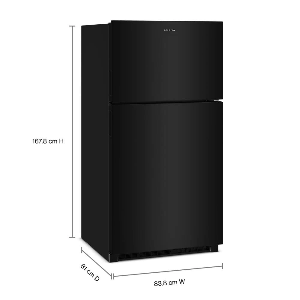 33-Inch Wide Top-Freezer Refrigerator With Dual Crisper Drawers—21 Cu. Ft. view 2