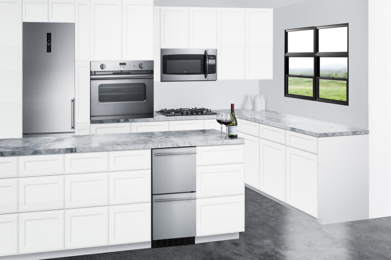 15" Wide 2-Drawer All-Refrigerator, ADA Compliant ASDR1524