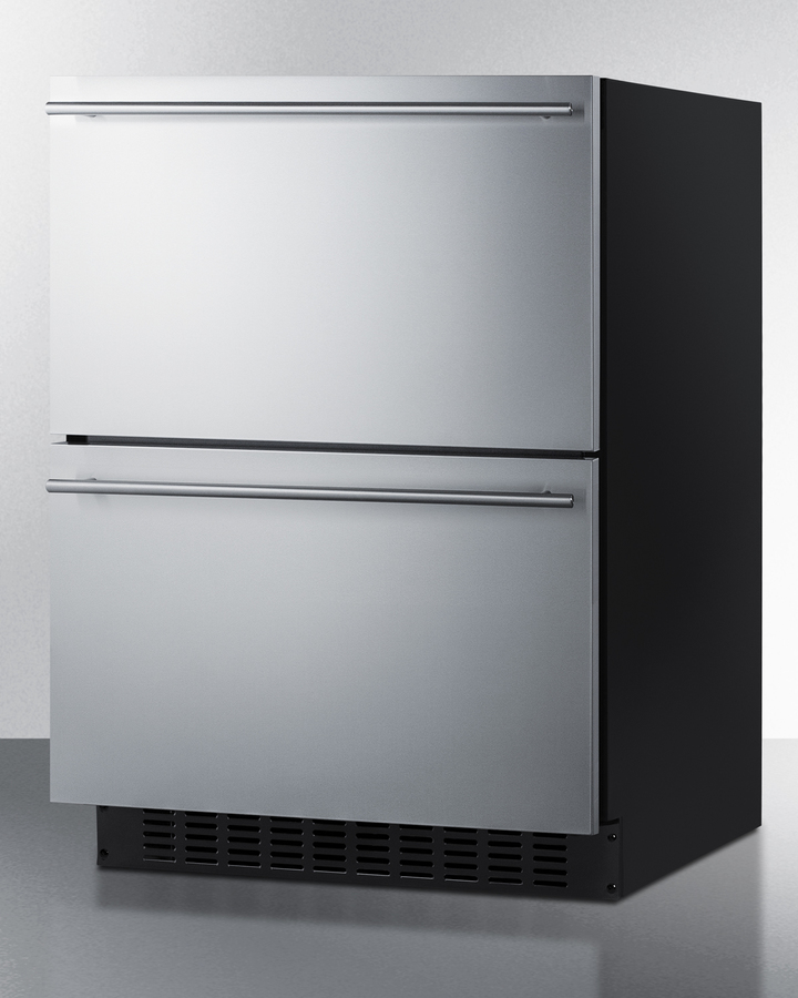 24" Wide 2-Drawer All-Refrigerator, ADA Compliant (Panels Not Included) ASDR2414PNR