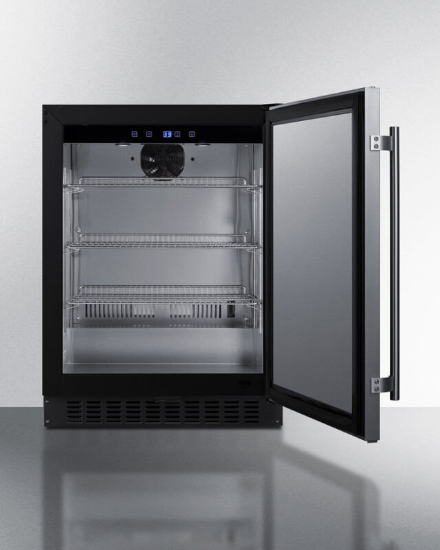 Summit 24" Wide Built-In All-Refrigerator, ADA Compliant Stainless Steel ASDS2413 Picture 1