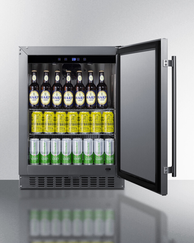 24" Wide Built-In All-Refrigerator, ADA Compliant view 2