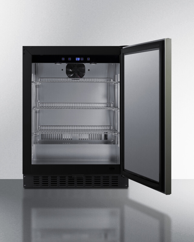 24" Wide Built-In All-Refrigerator, ADA Compliant ASDS2413KSHH