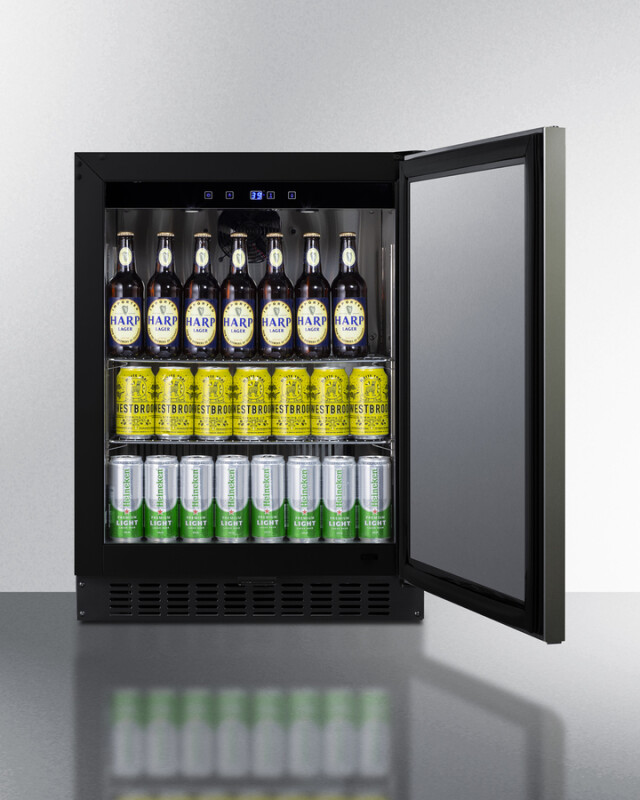 24" Wide Built-In All-Refrigerator, ADA Compliant ASDS2413KSHH
