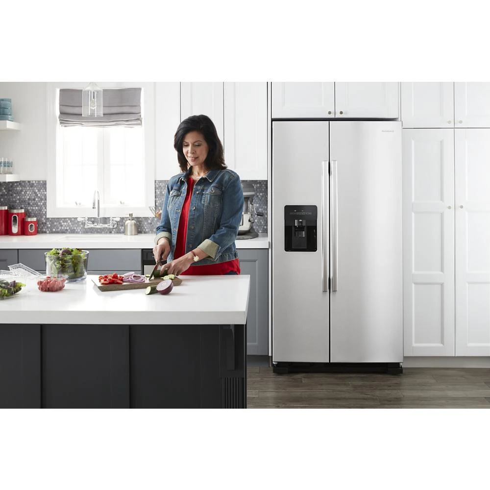 33-inch Side-by-Side Refrigerator with Dual Pad External Ice and Water Dispenser view 8