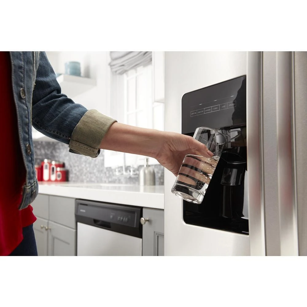 33-inch Side-by-Side Refrigerator with Dual Pad External Ice and Water Dispenser view 7