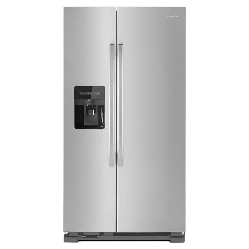 Amana 33-inch Side-by-Side Refrigerator with Dual Pad External Ice and Water Dispenser Stainless Steel ASI2175GRS Picture 1