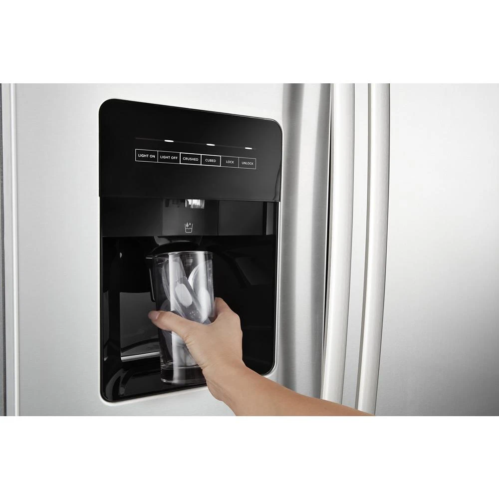 36-inch Side-by-Side Refrigerator with Dual Pad External Ice and Water Dispenser view 30